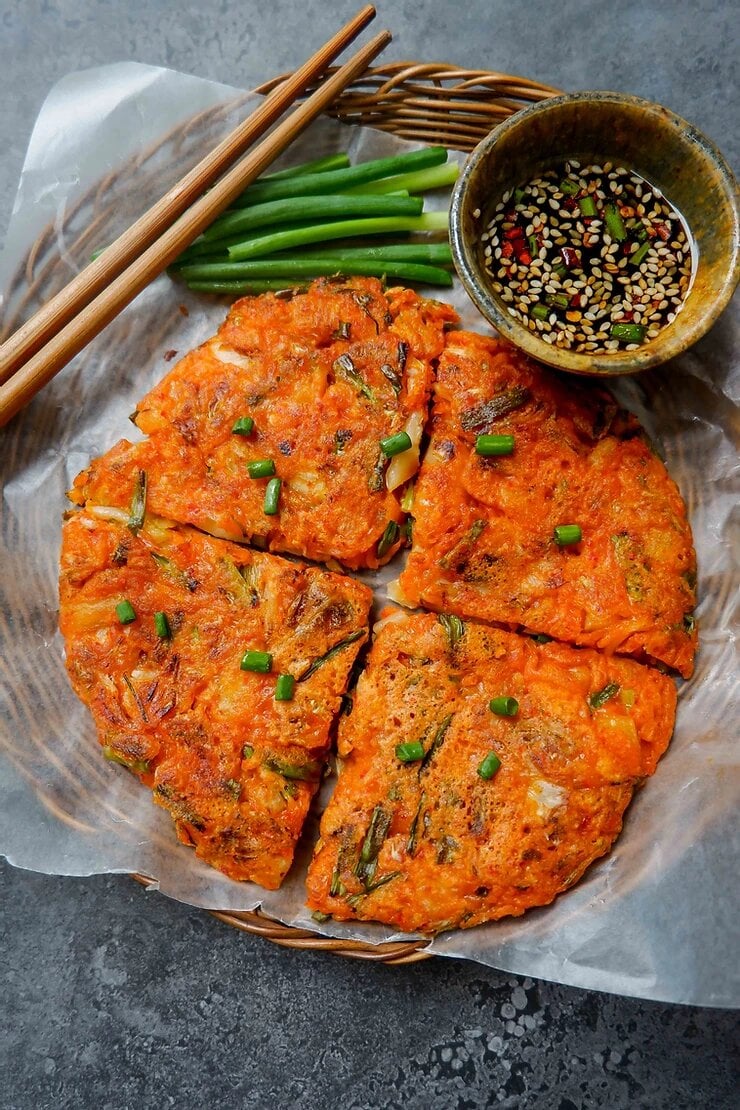 Kimchi Calamari Pajeon Pancake