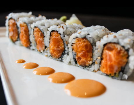 Spicy Sunset Salmon Roll