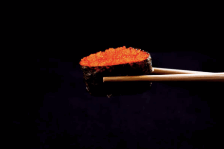 Tobiko (Flying Fish Roe) Nigiri