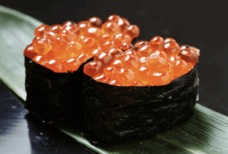 Ikura (Salmon Roe) Nigiri