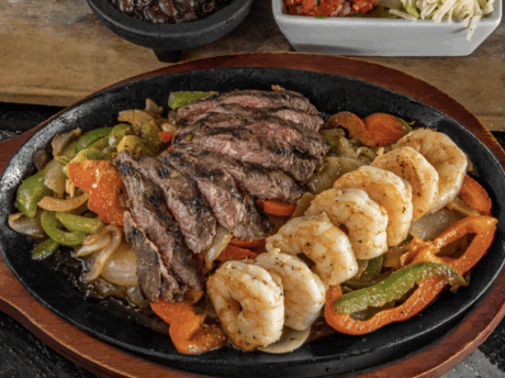 Steak & Shrimp Fajita Platter