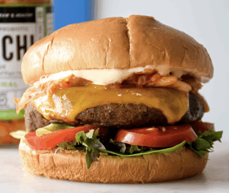 Seoul Fire Wagyu Burger