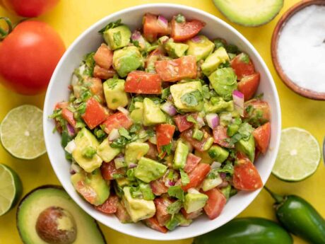 Vegan Avocado & Tomatoes Salad