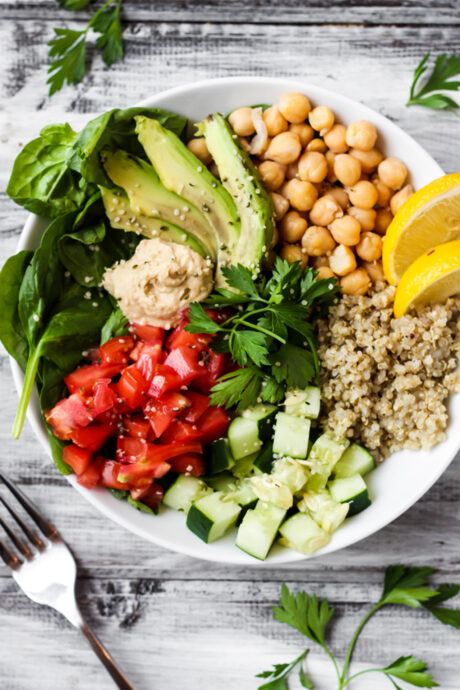 Vegan Greek Salata Bowl