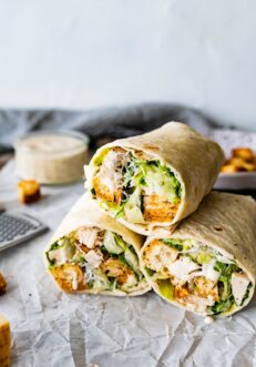 Chicken Caesar Burrito