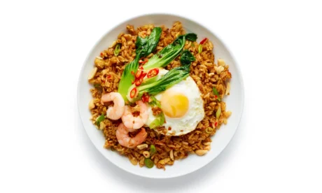 Nasi Goreng Shrimp Chicken Fried Rice