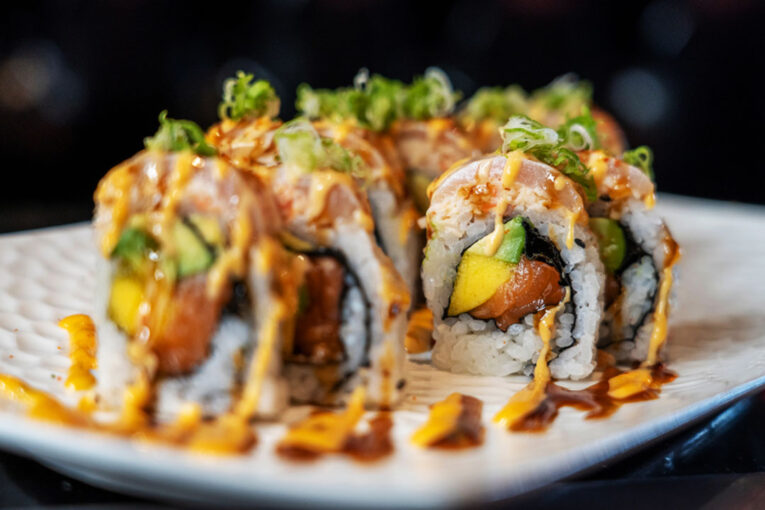 Salmon Mango Roll