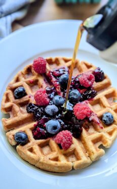 Waffle with Berries