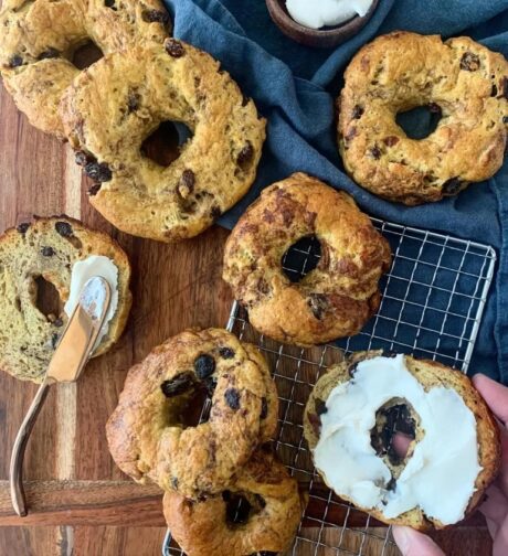 Cinnamon Swirl & Raisin Bagel
